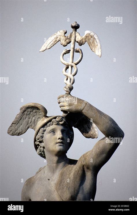 hermes seduto|Caduceus .